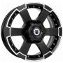 Легковой диск КиК М56 (КС593) 7x16 6x139,7 ET30 93,1 Алмаз черный