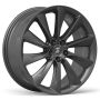 Легковой диск Skill Wheels SL203 10x24 6x139,7 ET30 78,1 чёрный + полированные спицы под тёмным лаком