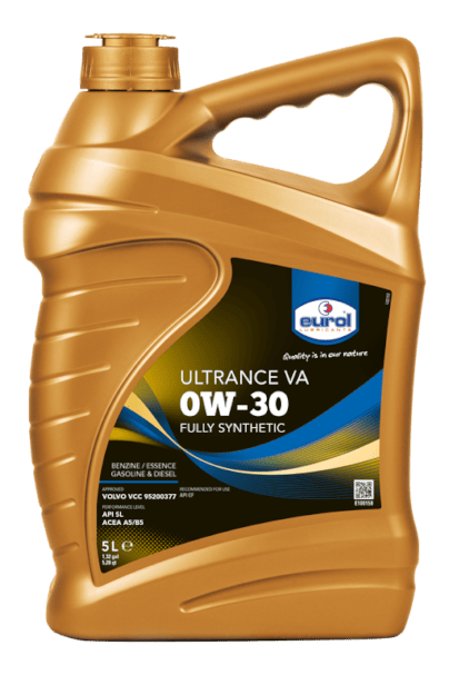 Eurol Ultrance VA 0W-30 API SL/CF, ACEA A5/B5 синтетическое 5 л E100158-5L